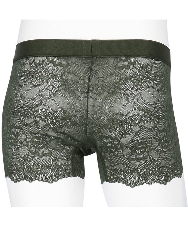 WACOAL MEN ボクサーパンツ 【レースボクサー】 美しさと快適さを追求 通気性 前閉じ WT3822 /ワコールメン オリーブ
