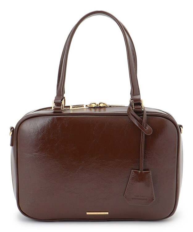 23区 【見上愛さん着用/VERY12月号掲載/新色追加】ボストン バッグ ダークブラウン系