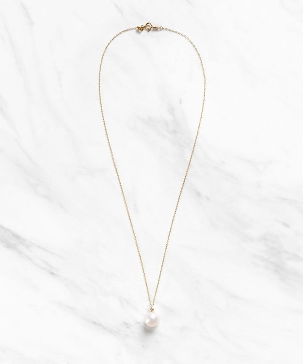 TOCCA 【WEB限定】NOBLE PEARL NECKLACE K10淡水パール ダイヤモンド ネックレス ゴールド系