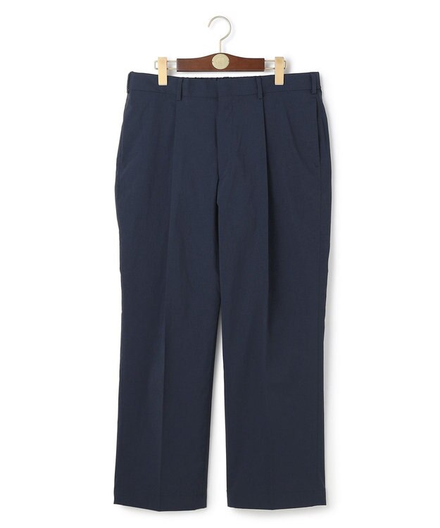 J.PRESS MEN 【J.PRESS ORIGINALS】【UNISEX】Nylon Polyurethane Dray Stretch 1Tuck Pants ネイビー系