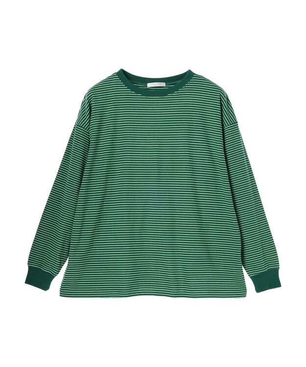 Green Parks マシュマロタッチボーダープルオーバー Green