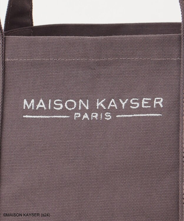 ANY 【MAISON KAYSERコラボ】刺繍ロゴトートバッグ チャコール