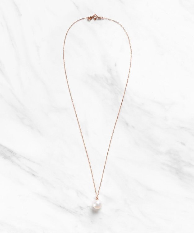 TOCCA 【WEB限定】NOBLE PEARL NECKLACE K10淡水パール ダイヤモンド ネックレス ピンクゴールド系
