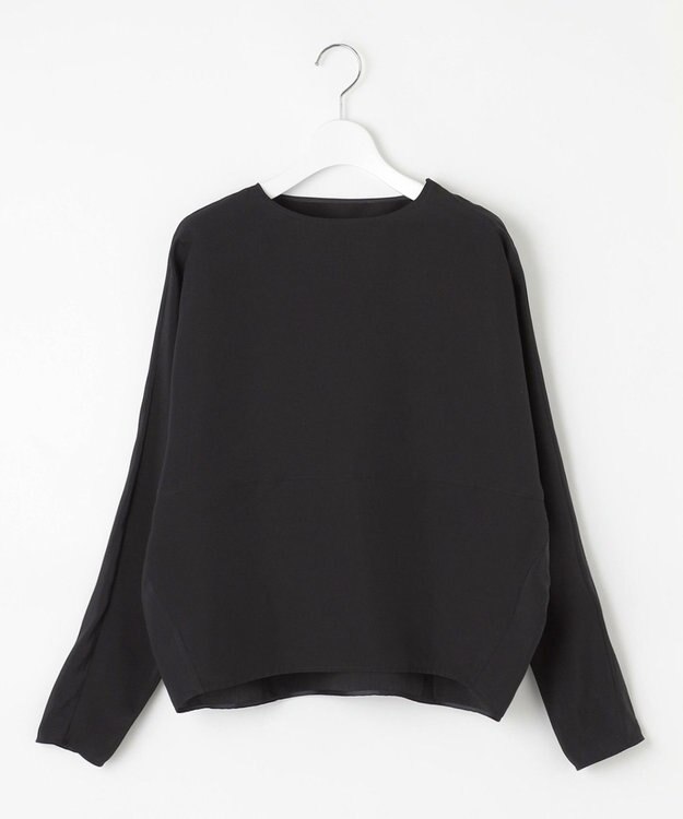 23区 S 【GOLD LABEL】モダールブロード フォルムシャツ ブラック系