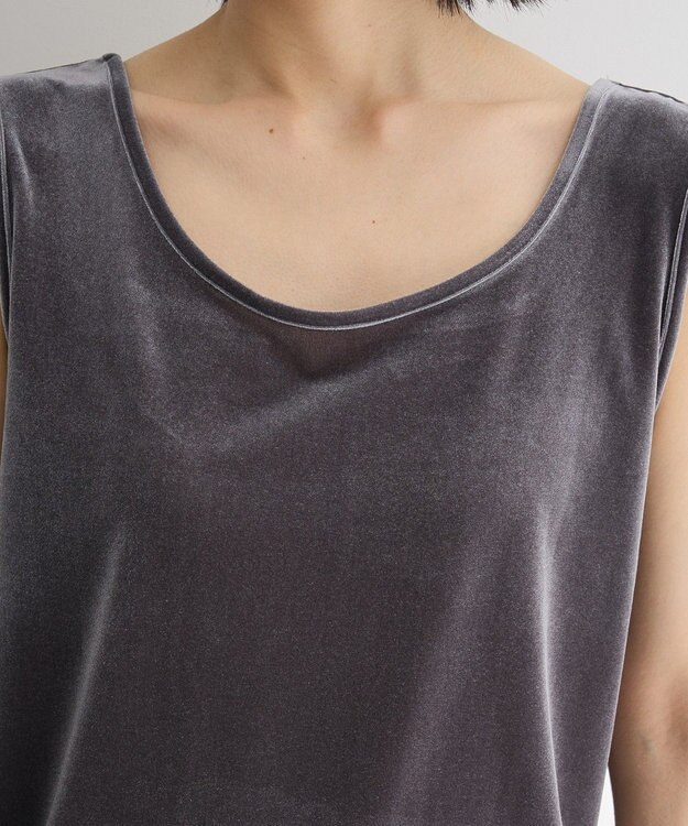 Green Parks ２Ｗａｙベロアタンクトップ Dark Gray
