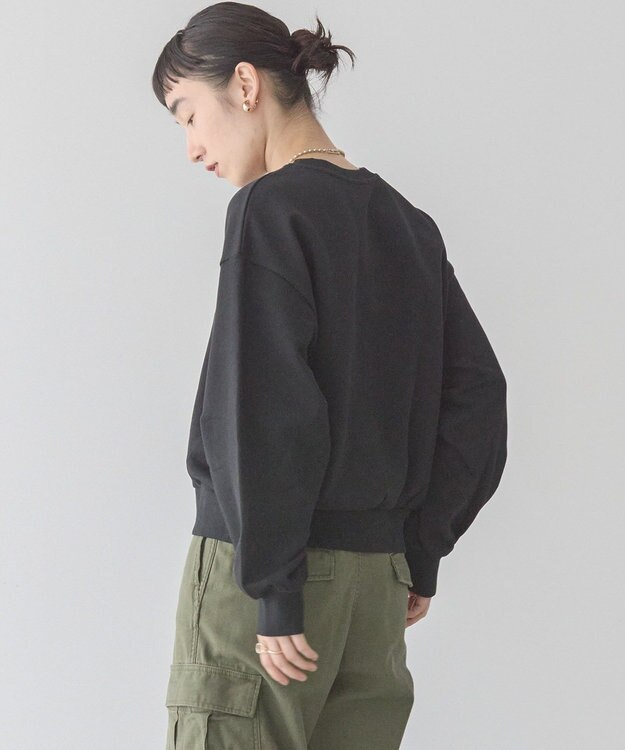 AMERICAN HOLIC タックスリーブスウェット Black