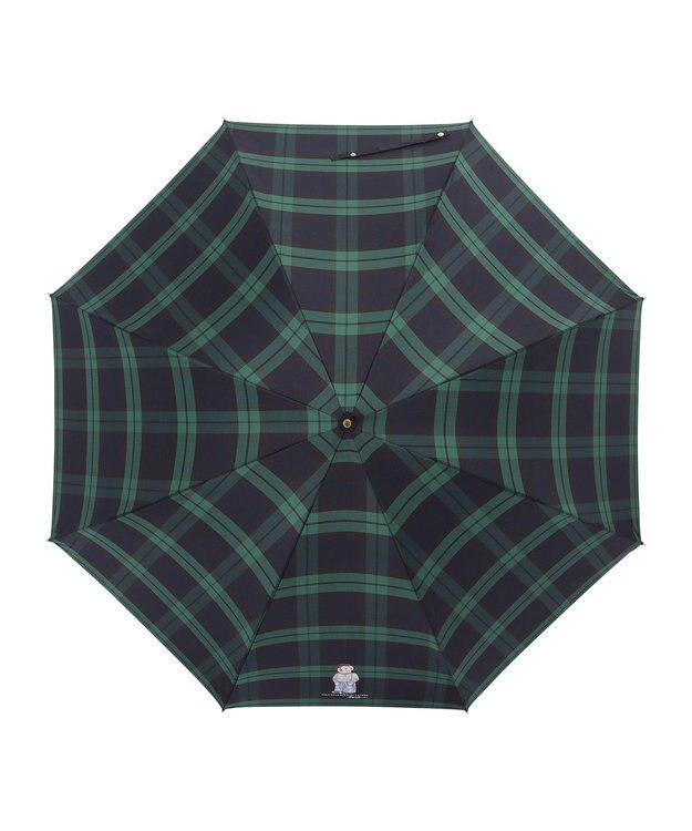 MOONBAT 【雨傘】POLO RALPH LAUREN（ポロ ラルフローレン）チェック ポロベア ワンポイント 長傘 ブラックウォッチ