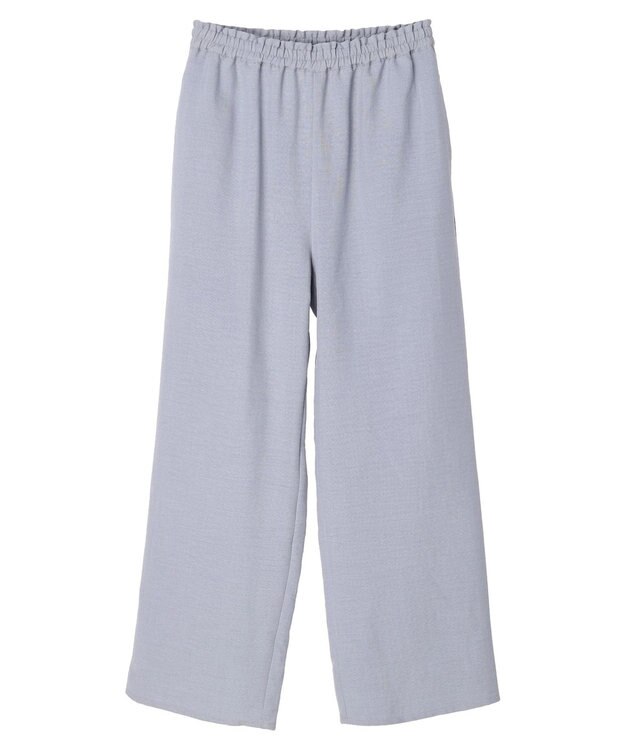 earth music&ecology ギャザーパンツ Grayish Blue