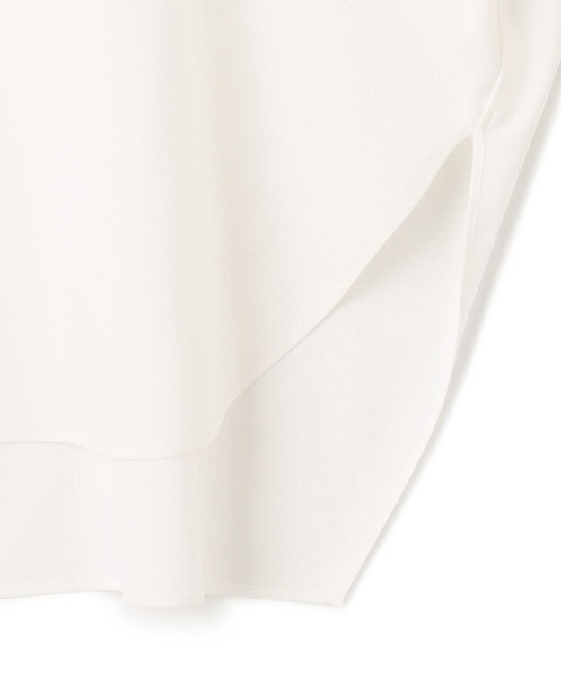 23区 S 【洗える】コットンフォルムジャージー ラウンドヘム カットソー ホワイト系