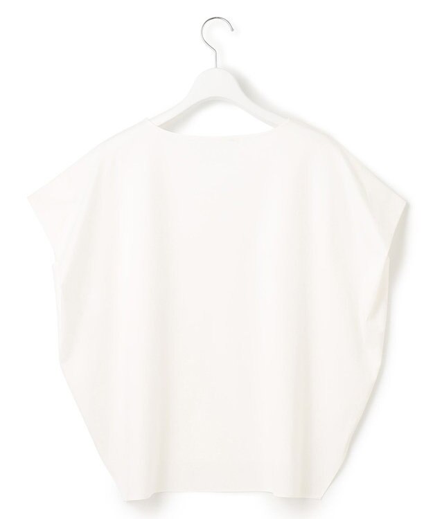 23区 S 【洗える】コットンフォルムジャージー ラウンドヘム カットソー ホワイト系