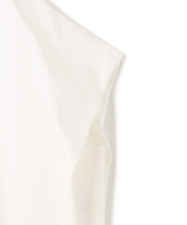 23区 【洗える】コットンフォルムジャージー ラウンドヘム カットソー ホワイト系