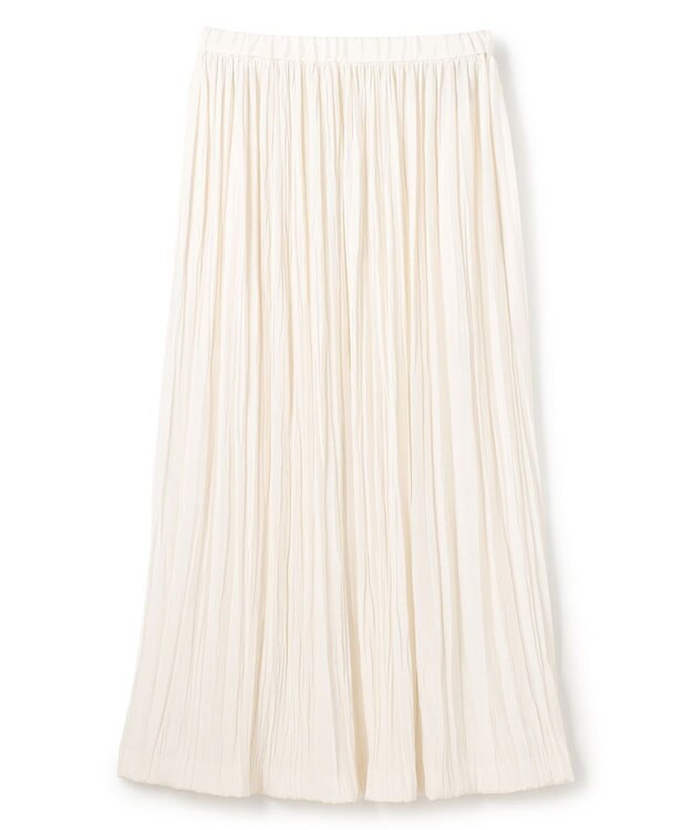 uncrave マシーンプリーツ フレアスカート オフ