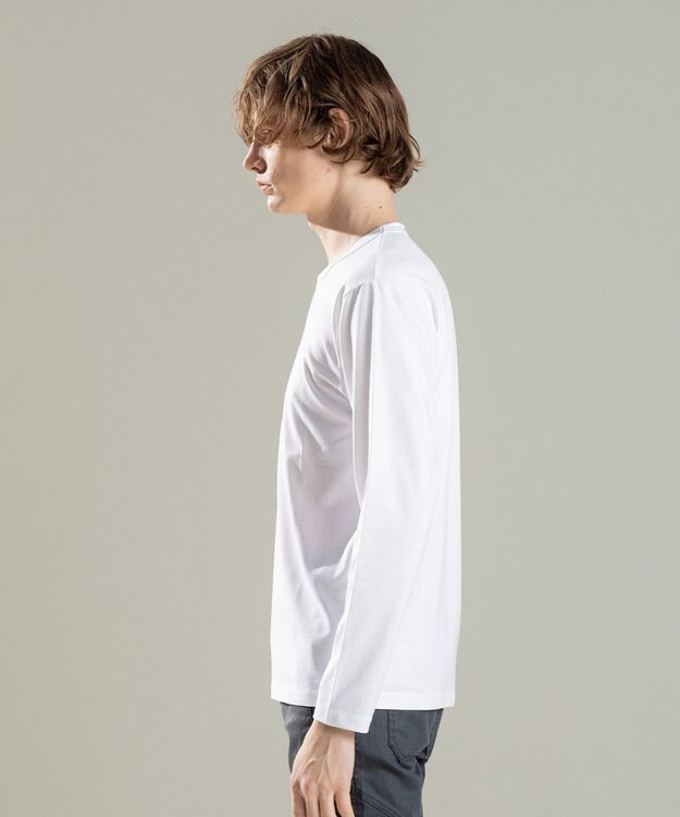 JOSEPH HOMME SUVIN SOFT JERSEY CREW NECK ホワイト系