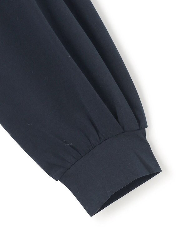 ICB 【接触冷感・UVケア・洗える】コンフォートプレーティング パフスリーブカットソー ネイビー系