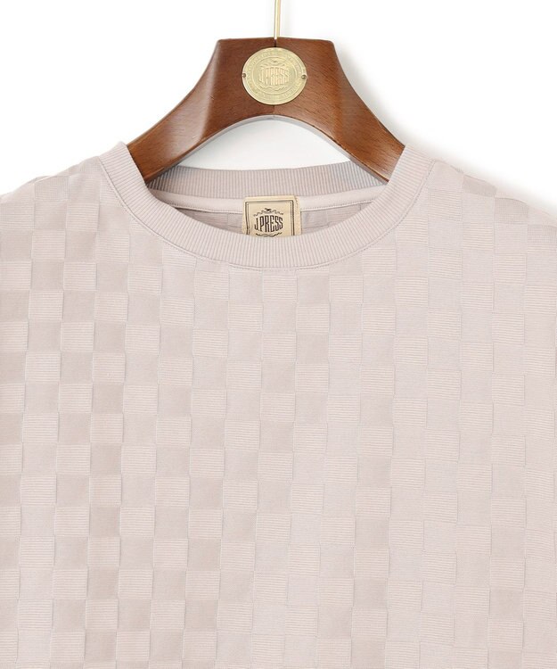 J.PRESS MEN 汗ばむ夏の最適解Tシャツ【吸水速乾 / シワになりにくい】【J.PRESS PREMIUM JERSEY】 リンクス Tシャツ ライトグレー系
