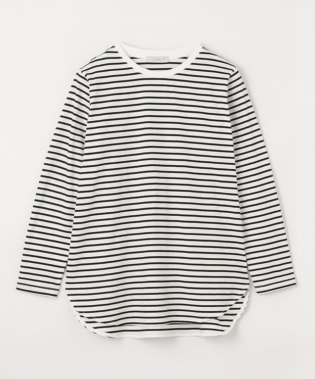 ANY テールロングTシャツ ボーダー