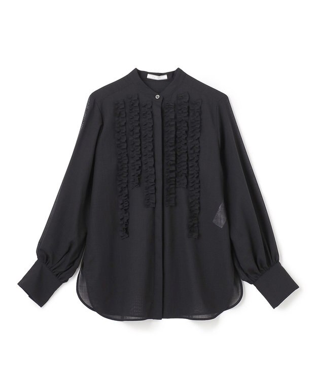 BEIGE， MOYE / フリルブラウス Black