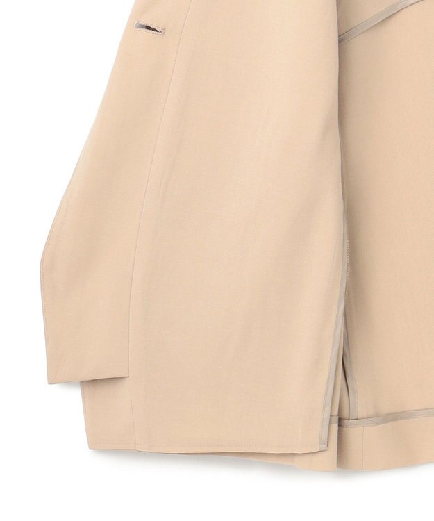 ICB 【接触冷感・UVカット・洗える】 T/Rドライリネン ジレ ベージュ系