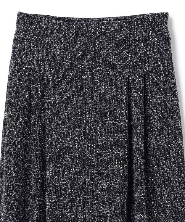 BEIGE， TRIPHANE / ハイウエストツイードタックパンツ Navy Mix