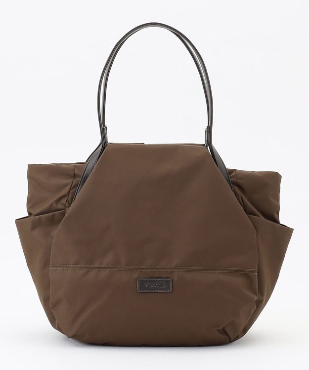 Y'SACCS 【MIPAN regen】ふんわりタックトート　Mサイズ チョコ