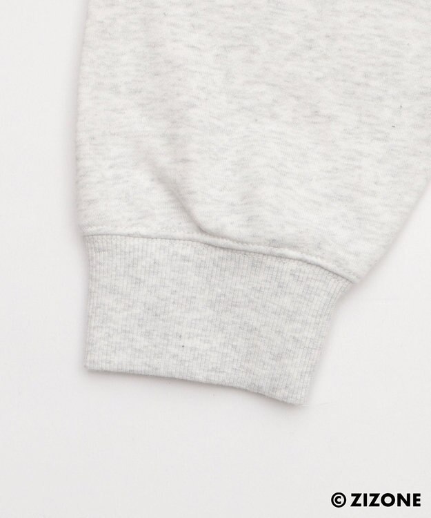 WEGO 【ユニセックス着用ITEM】別注ZIZONEグラフィックZIPパーカー アッシュグレー