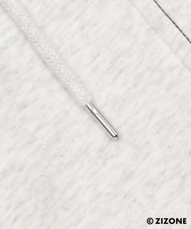 WEGO 【ユニセックス着用ITEM】別注ZIZONEグラフィックZIPパーカー アッシュグレー