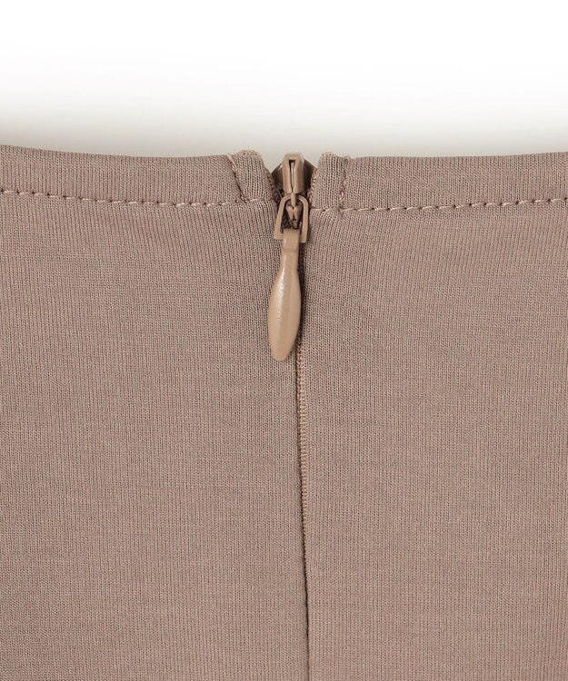 ICB L 【WEB限定・洗える】綿エステル天竺 へプラムカットソー モカ系