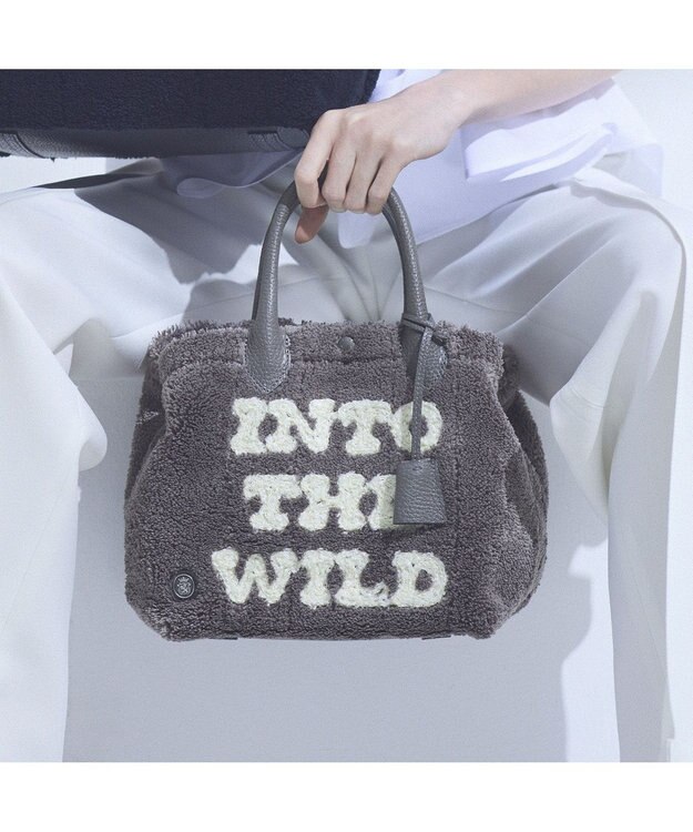 A.D.M.J. 【もこもこ】オスカー/コード刺しゅうキューブトート21cm(Dカン＋) RAT