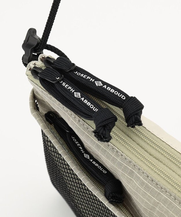 JOSEPH ABBOUD MOUNTAIN 【UNISEX】パワーリップルワシャー サコッシュ アイボリー系