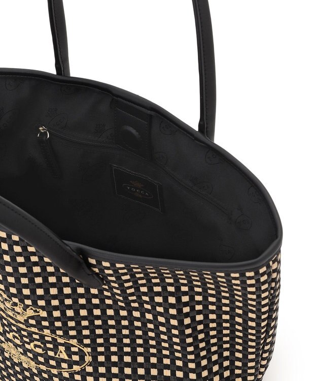 TOCCA 【A4サイズ対応】TO THE SUNLIGHT BAG かごバッグ ブラック系5