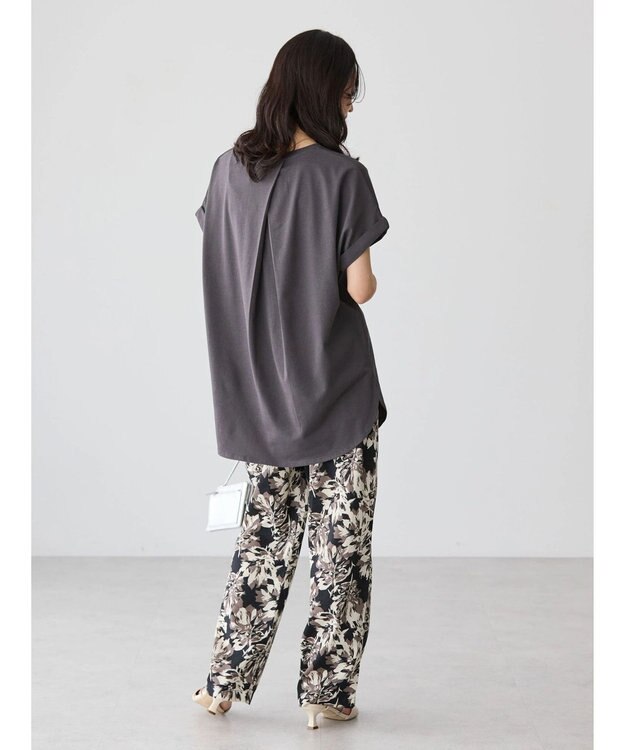 AMERICAN HOLIC バックタックカットチュニック Charcoal Gray