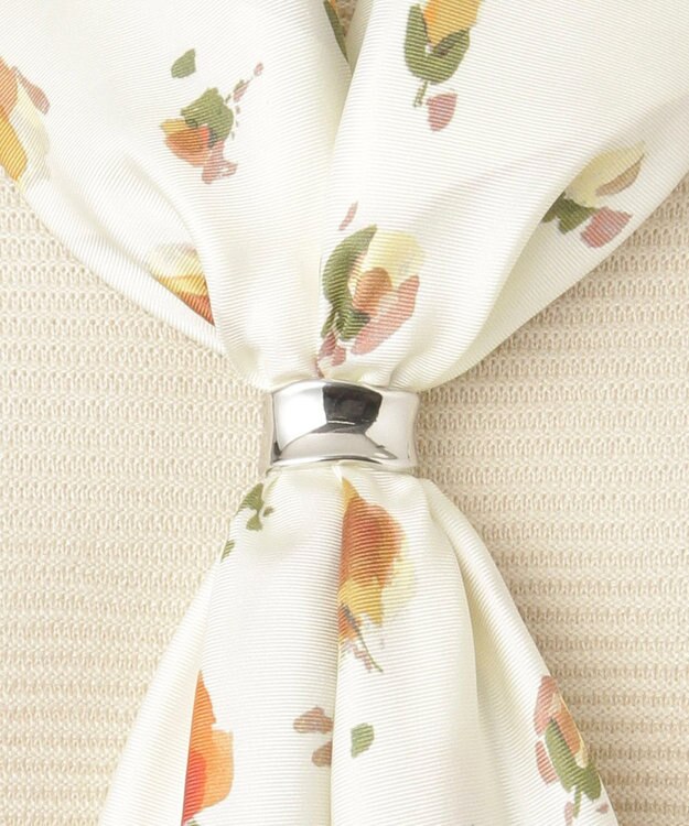 MOONBAT Luna Luce(ルナルーチェ)スカーフリング ミニボーンカフ お手持ちのスカーフを通すだけ ギフト シルバー