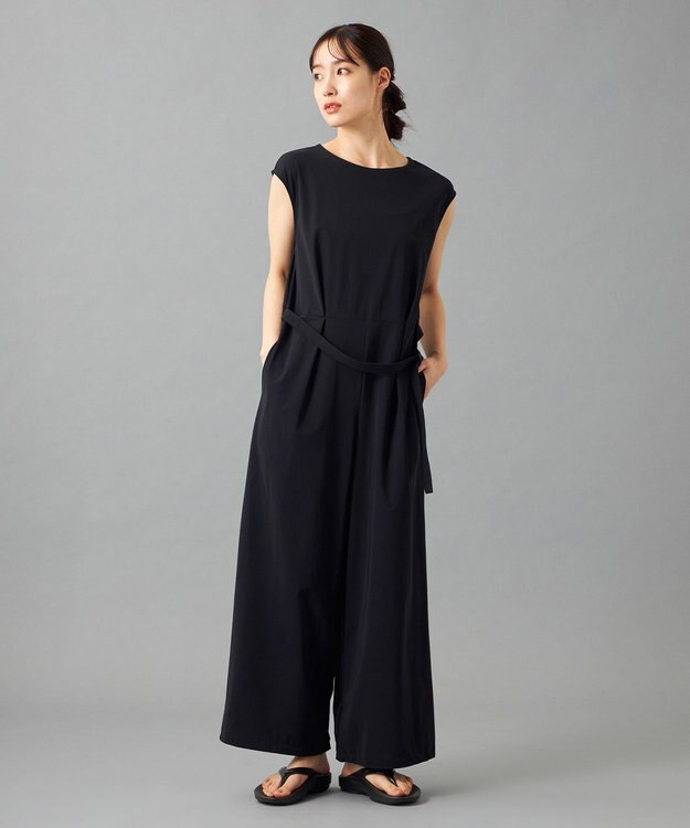 Chacott Chacott BALANCE フレンチスリーブオールインワン ブラック