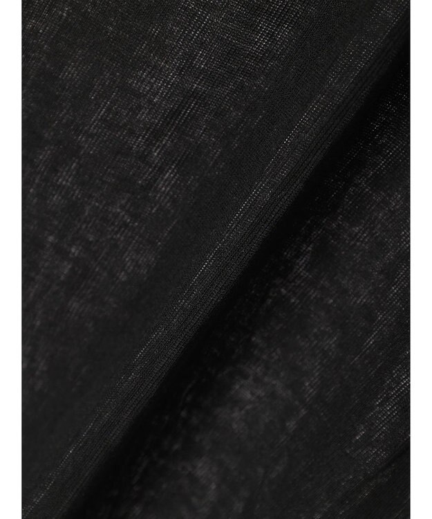 earth music&ecology チュールビジュープルオーバー Black