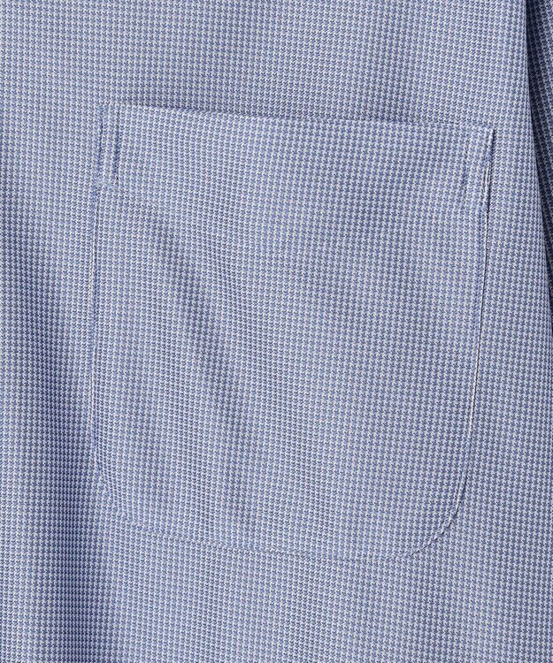 J.PRESS MEN 【吸水速乾 / UVケア / 高通気性】【SMART TECH】ハウンドトゥース ジャージーシャツ ネイビー系8