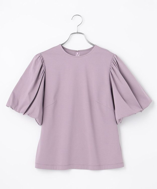 #Newans 【ANSWER for シティライフ】乾燥機対応！パフスリーブカットソー パープル系