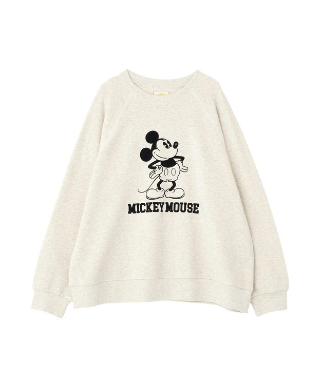 AMERICAN HOLIC 【Mickey&Friends】ビンテージ風スウェット Oatmeal