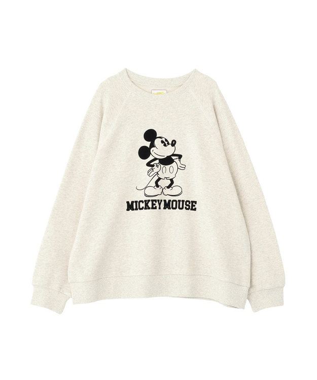 AMERICAN HOLIC 【Mickey&Friends】ビンテージ風スウェット Oatmeal