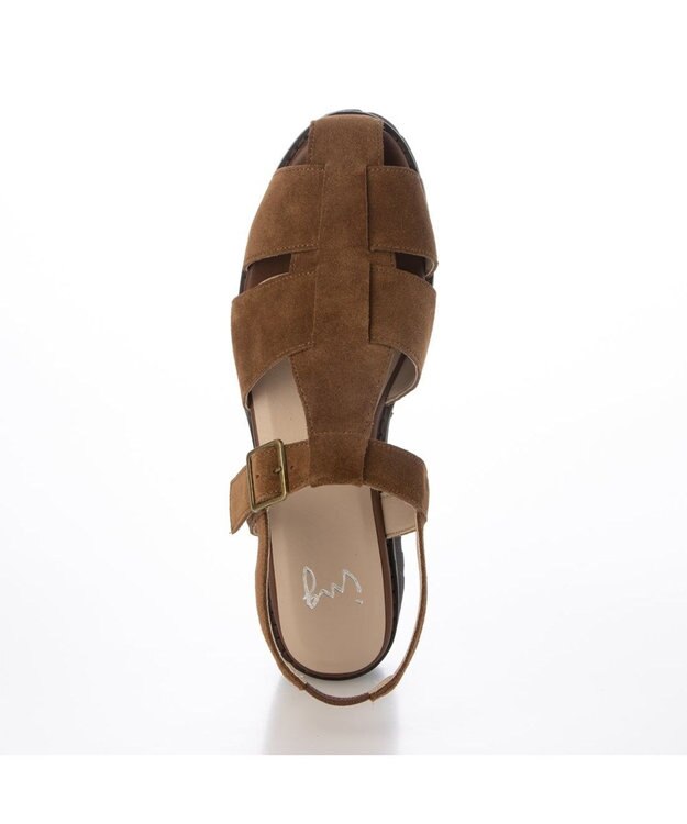 ing <ing>軽量ソールグルカサンダル キャメル