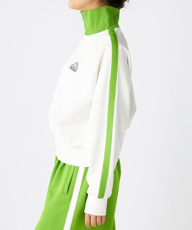 OP／FILA 【Kappa】ハーフジップ ジャージトラックジャケット ホワイト