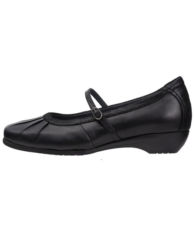 ASICS WALKING ペダラウォーキングシューズ 4E ヒール高3.0cm ブラック系