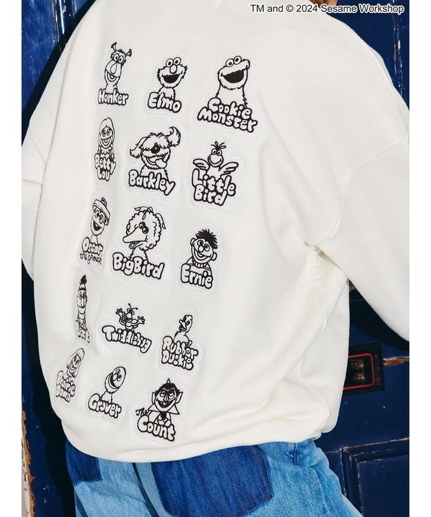 AMERICAN HOLIC ＢＩＧスウェット／セサミストリート Off White
