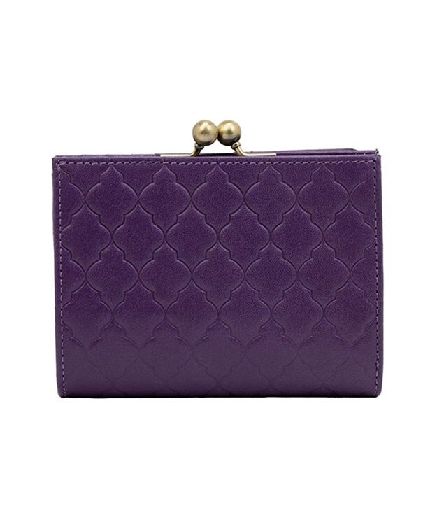 ANNA SUI エレノア 口金二つ折り財布 パープル