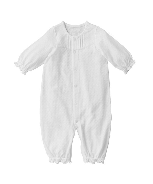 MIKI HOUSE HOT BISCUITS 【ミキハウス】【50-70cm】セレモニードレスセット【通年向け】【箱入】 白