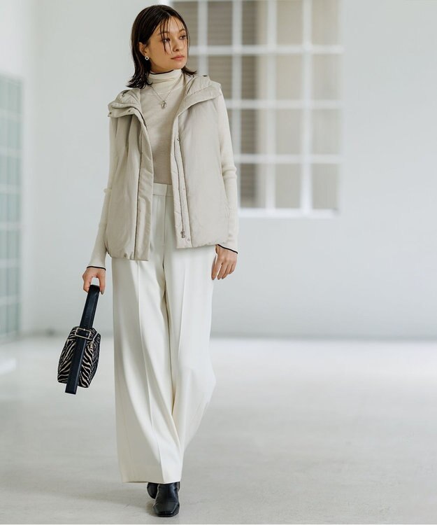 ICB スクエアワンハンドル バッグ 起毛ゼブラ系