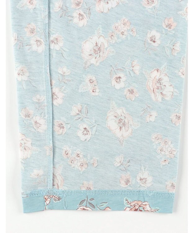 Wing ウイング スリープ パジャマ 長袖 長ズボン 綿レーヨン天竺素材 レディース EP8022 ウイング／ワコール サックス