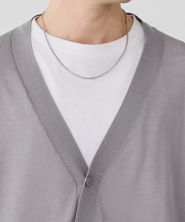 WEGO 【ユニセックス着用ITEM/紫外線対策/冷房対策】シアーカーディガン グレー