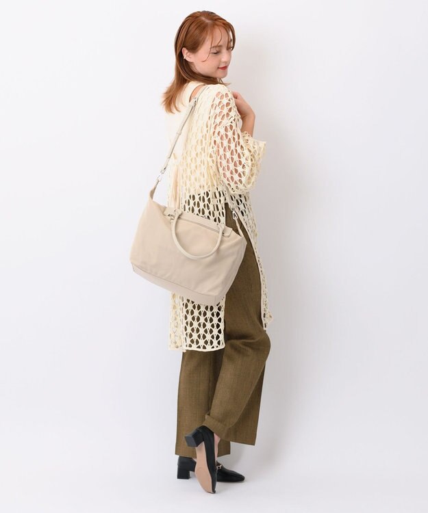 ACE BAGS & LUGGAGE W&.Day/Night ルノ ナイロントート A4サイズ 15582 ダブルアンドデイナイト アイボリー