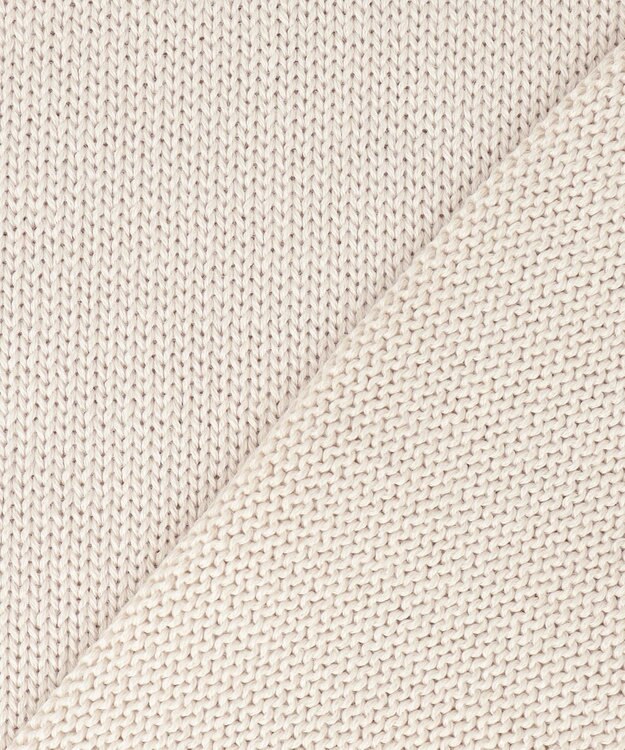 23区 【先行予約】コットンギマ スキッパー ニット ベージュ系