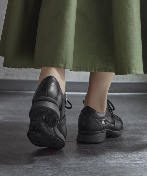 ASICS WALKING ペダラ レディース スニーカー ブラック系